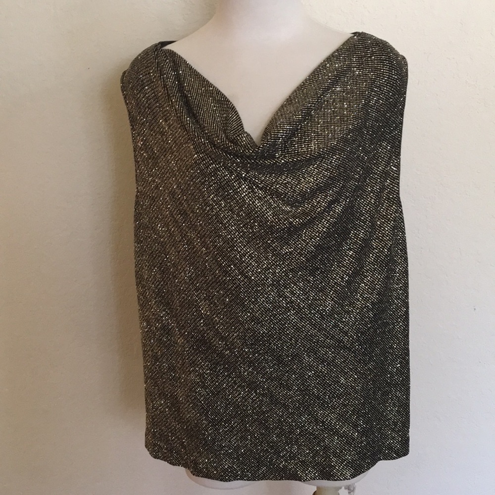 Metallic Gold Blouse